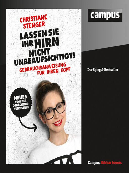 Title details for Lassen Sie Ihr Hirn nicht unbeaufsichtigt! by Christiane Stenger - Wait list